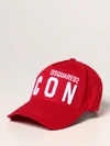 Dsquared2 Be Icon Baseball Cap In Red