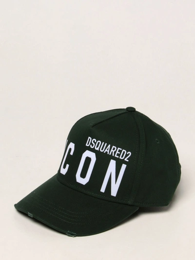 Dsquared2 Icon  Baseball Cap In Green