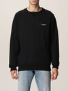 BALMAIN COTTON JUMPER WITH LOGO,342666002