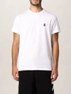 BURBERRY PARKER BURBERRY COTTON TSHIRT WITH MONOGRAM,343443001