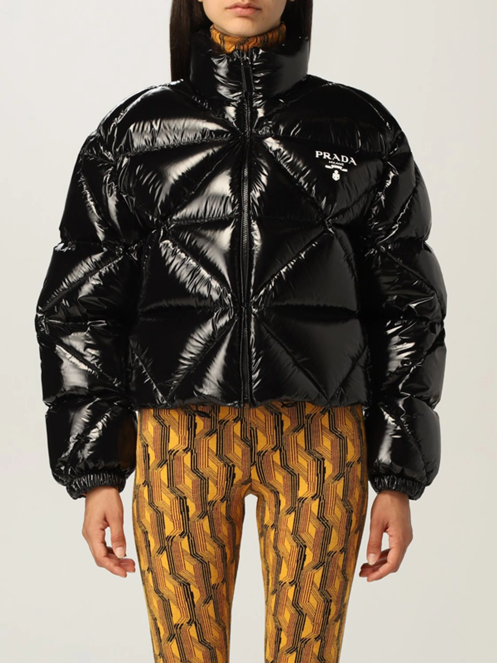 PRADA ブラック ダウンジャケット Art 28B797 PRADA ブラック ダウンジャケット Art 28B797 - メルカリ