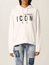 Dsquared2 Sweatshirt With Icon Logo In White