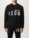 Dsquared2 Sweatshirt With Icon Logo In Black