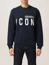 Dsquared2 Jumper With Icon Logo In Navy