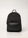 EMPORIO ARMANI BACKPACK IN NYLON AND SYNTHETIC LEATHER,343019002