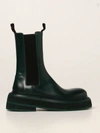Marsèll Zuccone Leather Boots In Bottle Green