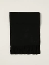 Max Mara Black Cashmere Wsdalia Scarf In Black