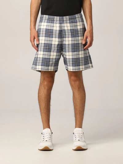 Life Sux Man Shorts & Bermuda Shorts White Size L Cotton In Multicolor