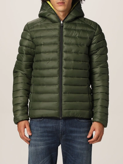 Save The Duck Men's D3065mgigax00841 Green Polyamide Down Jacket - Atterley