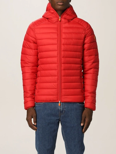 Save The Duck Jacket  Men In Red