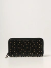 CHRISTIAN LOUBOUTIN PANETTONE CHRISTIAN LOUBOUTIN WALLET WITH ALL OVER STUDS,343379002