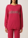 Alberta Ferretti Oversized Eco Cashmere Blend Sweater In Fuchsia