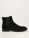 Tod's Ankle Boot In Suede In Black