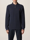 Polo Ralph Lauren Cotton Polo Shirt In Blue