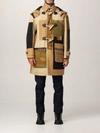 Dsquared2 Toggle-fastening Camouflage-print Coat In Multicolor