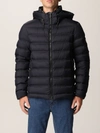 Peuterey Feather-down Padded Puffer Jacket In Blue