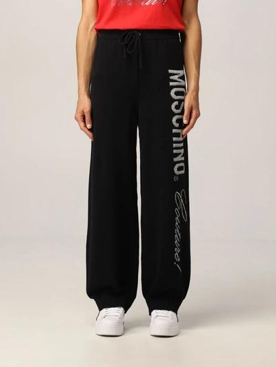 Moschino Couture Jogging Pants In Black