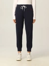 Polo Ralph Lauren Polo Pony Cotton-blend Track Trousers In Navy