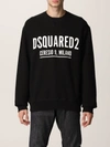 Dsquared2 Crewneck Sweatshirt With Logo In Black