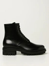 DSQUARED2 BOOTS IN BRUSHED LEATHER,C22970002