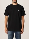 Marcelo Burlon County Of Milan Embroidered Cross Logo T-shirt In Black
