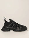 Mcq By Alexander Mcqueen Orbyt Descender 2.0 Mcq Sneakers In Leather And Mesh In Black