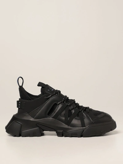 Mcq By Alexander Mcqueen Orbyt Descender 2.0 Mcq Sneakers In Leather And Mesh In Black