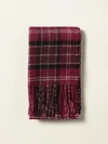 Barbour Merino Cashmere Tartan Scarf In Fa04