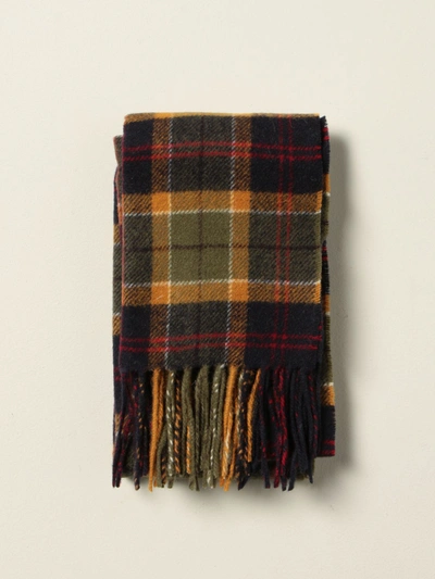 Barbour Scarf In Tartan Wool In Fa06