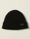 Barbour Carlton Ribbed Beanie In Black