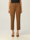 Dondup Womens Brown Cotton Pants
