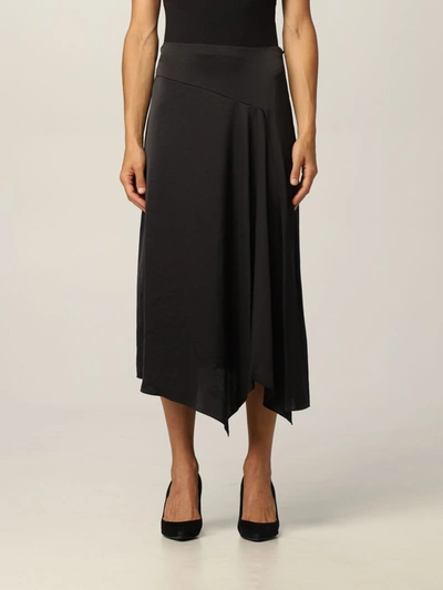 Theory Skirt  Women Color Black