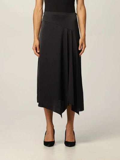 Theory Skirt  Women Color Black In Black