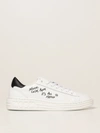 MSGM SNEAKERS IN LEATHER,C27312001