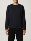 EMPORIO ARMANI SWEATSHIRT IN COTTON AND MODAL,342945009