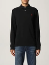 Polo Ralph Lauren Cotton Polo Shirt In Black