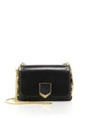 JIMMY CHOO Lockett Petite Leather Shoulder Bag