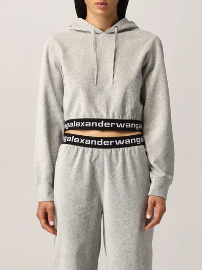 Alexander Wang T Sweatshirt T By Alexander Wang Women Color Grey