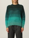 Isabel Marant Étoile Jumper In Shaded Mohair In Green