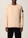 Stone Island Sweatshirt  Men In Peach