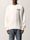Ambush Fleeced Cotton Workshop Crew-neck Sweatshirt In Grey