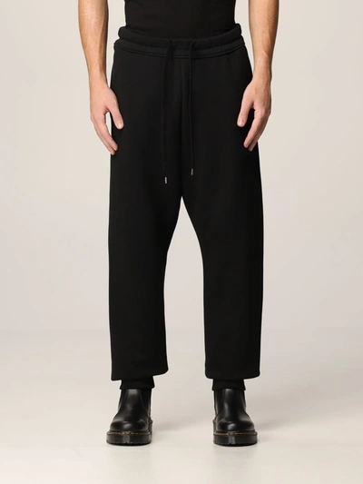 N°21 Pants N &deg; 21 Cotton Pants With Logo In Black