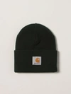 Carhartt Hats In Green Acrylic In Forest Green