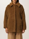 Max Mara Viale Oversized Alpaca, Wool And Silk-blend Coat In Leather