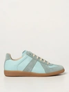 MAISON MARGIELA REPLICA MAISON MARGIELA SNEAKERS IN LEATHER AND SUEDE,C19955015