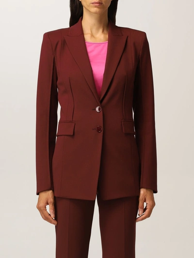 Patrizia Pepe Blazer  Women Color Burgundy