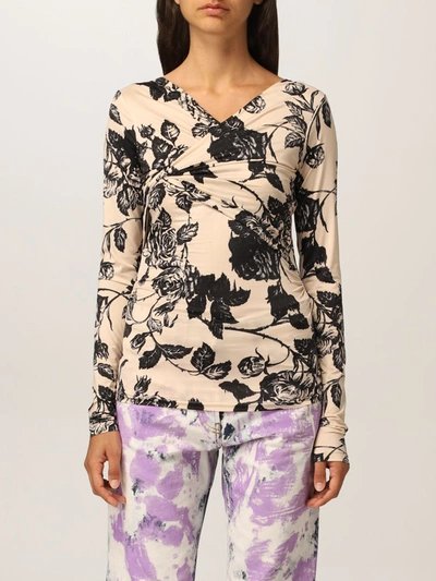 Msgm Top  Women Color Black In Black