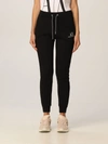 Armani Exchange Cotton Jogging Pants With Logo In Black