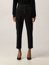 Dondup Carmen Trousers Back Pockets In Black