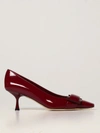 Sergio Rossi Court Shoes  Women In Burgundy
